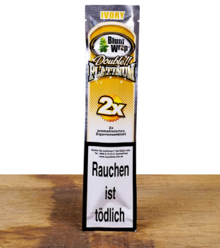 Blunt Wrap Ivory Double Platinum 2Stk